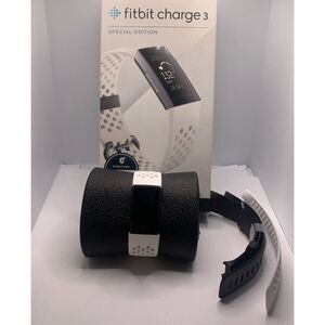 Fitbit Charge 3 FB410GMWT Unisex White Heart Rate Monitor Activity Tracker QU60